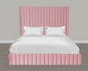 Pink Allewi Velvet Bed