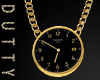 Gold Chain Flava Clock