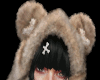 BEAR SCARF & HAIR (BR)