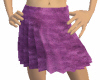 Purple V. Pleated Skirt