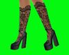 black lace shoes