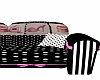 Pink & Black Diva Couch