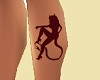 F Devilwoman Leg Tatt