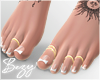 B | Feet - Gold Rings