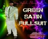 DD*GREEN SATIN FULLSUIT