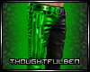 Green Spiked Trousers
