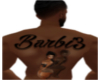Barbi3 Back Tattoo