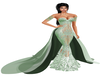 TK- Green Elegant Dress