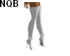 B/H WHITE TIGHT BOOTS