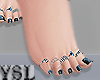 [YSL] Blue Feet+Rings