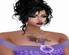 flower necklace purple