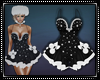 Fur Snowflake Dress Blk