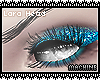 M| Aqua Glitter Makeup