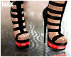 NAX Blk/Red asian heels