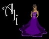 Sequined purple gown V2