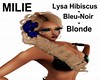 Milie*Hibiscus-Bleu-Noir