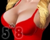<5^8> Red sexy cami 4