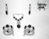 Olivia 5Pc Black Set