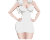 XXL White Towtail Dress