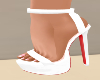 White Platform Stailetto