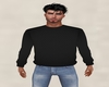 Sweater - Black Hnycomb