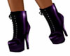 Purple Ankle laced Boots