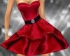 *Red Satin Dress*