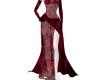 CE BabyLace Maroon Gown