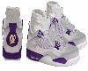 White Purple 100% Kicks