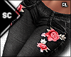 S| Rose Jeans Black RL