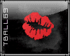 kissing lips sticker