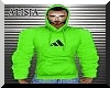 Green  hoodie