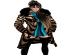 Winter tiger n teal cosy