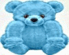 Blue bear rug
