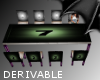 DERIVABLE TABLE CHAIRS