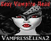 Sexy Vampire Head/Fangs