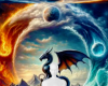 Fire ice dragon bg