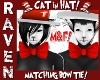 (M F) CAT in HAT BOW TIE