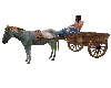 Wagon & Donkey
