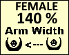 Arm Scaler 140%