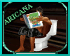 {AB}Anim Toilet Wh/Brown