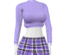 *Lavender Sweater Skirt