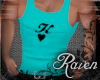 *R* King Hearts Teal