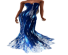 {CXC}Blue Holiday Gown