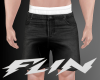 F | Black Shorts