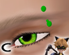 (C) Green Left Eyebrow