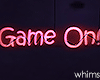 Neon Bunker Game On Sign