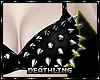 ♰ PVC Spiked Bra