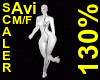 Avi Scaler 130% M/F