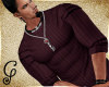 Muscle Sweater Burgundy